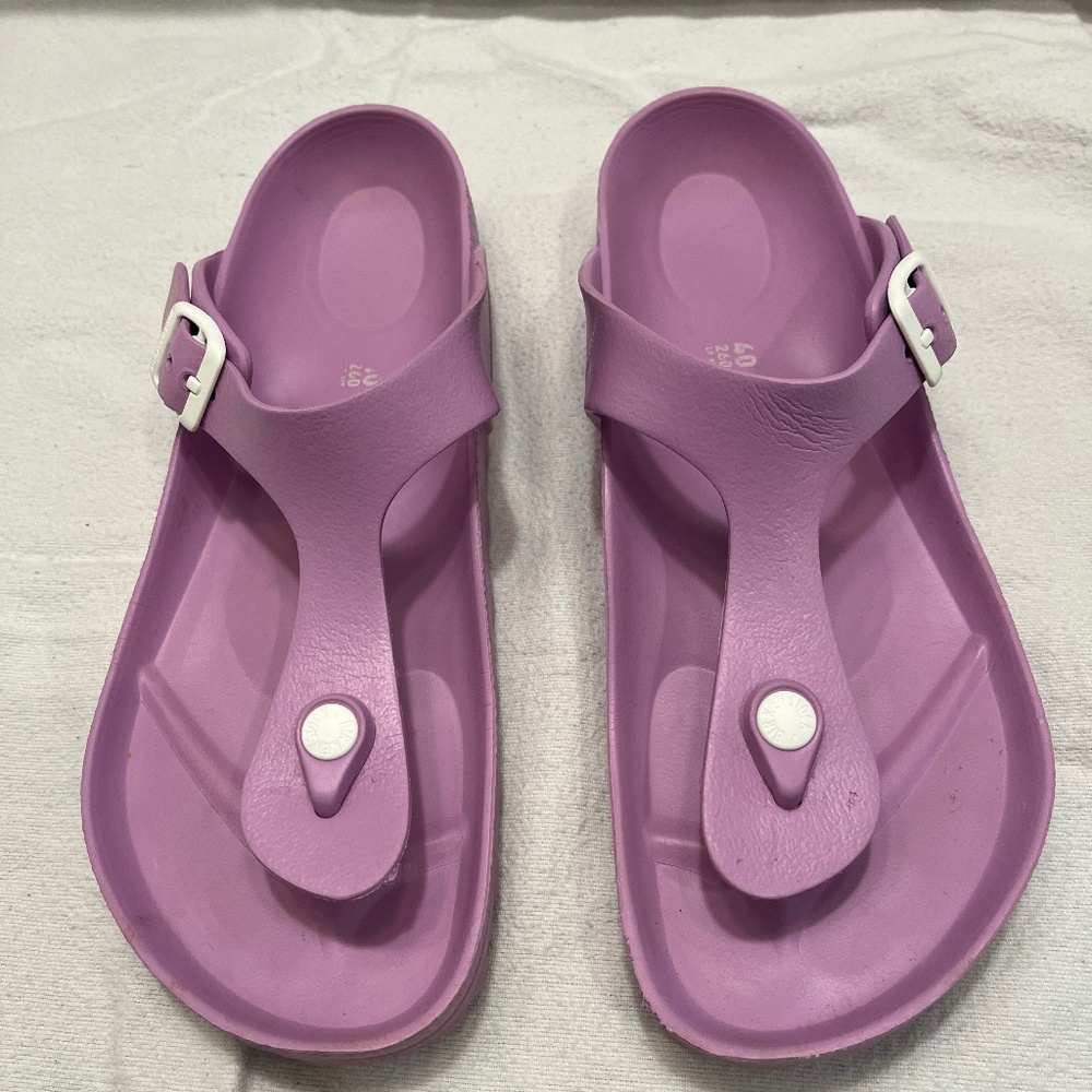 Birkenstock EVA Gizeh Sandal - pink, size 40